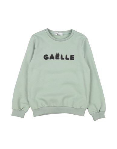 Kid Girl Sweatshirt Sage green Size 10 Cotton