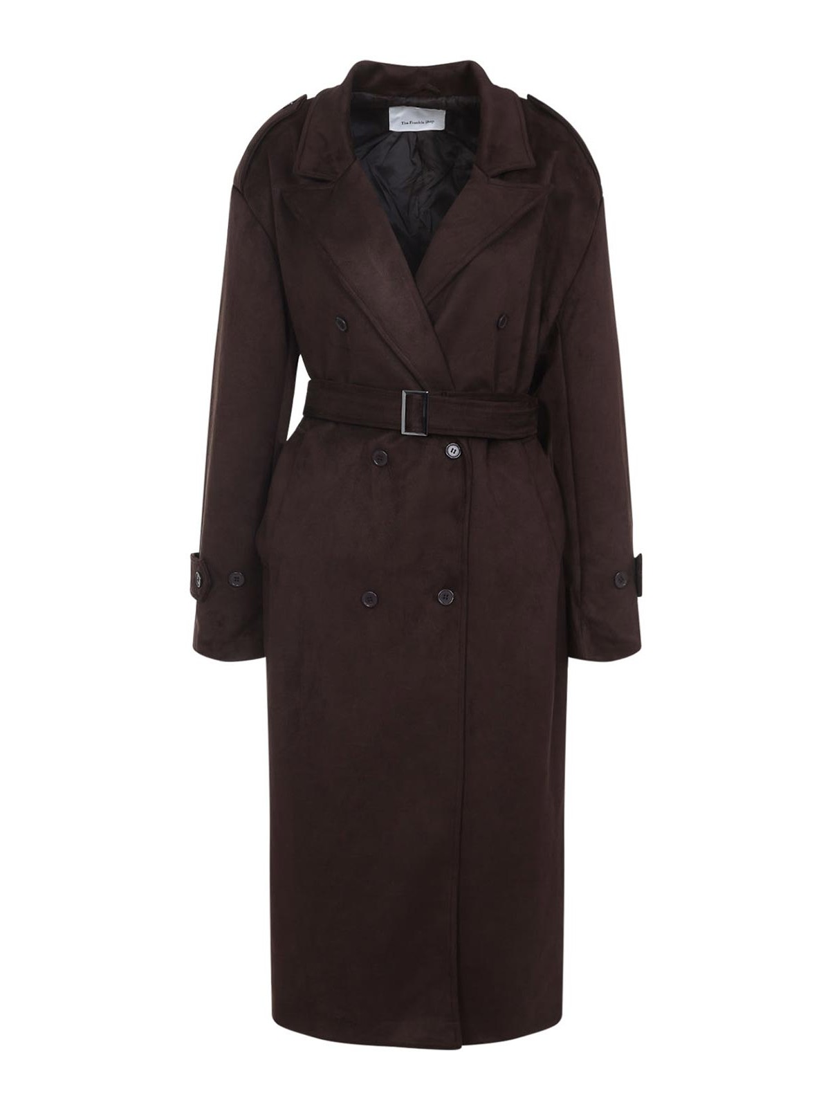 Pembroke Faux Suede Trench