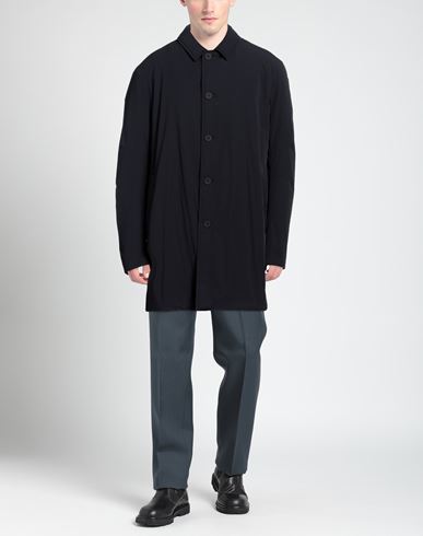 Man Coat Midnight blue Size L Nylon, Elastane