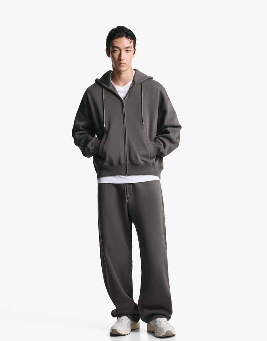 Balloon fit trousers in grey