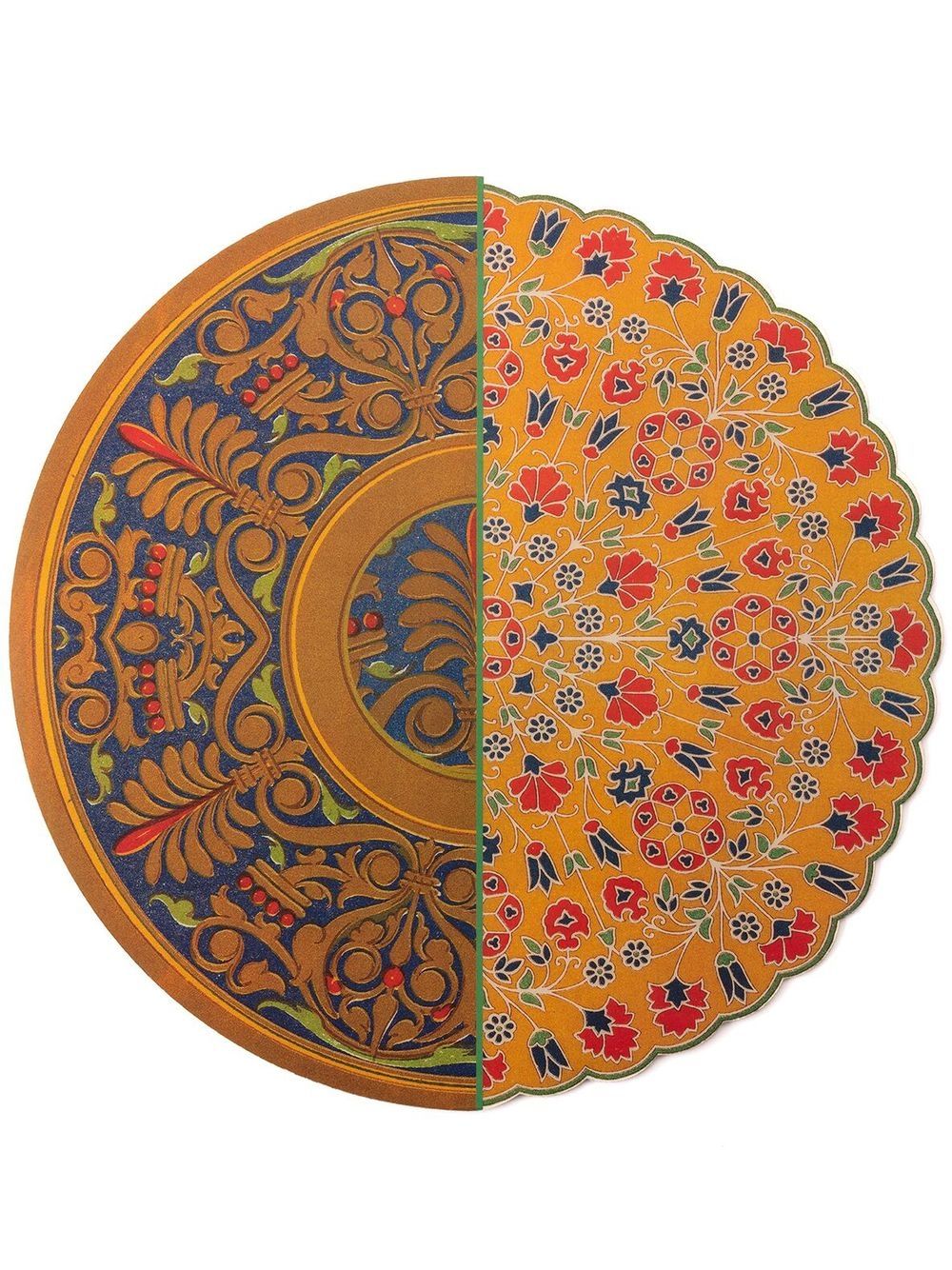 Geometric-print patchwork tablemats - HYBRID