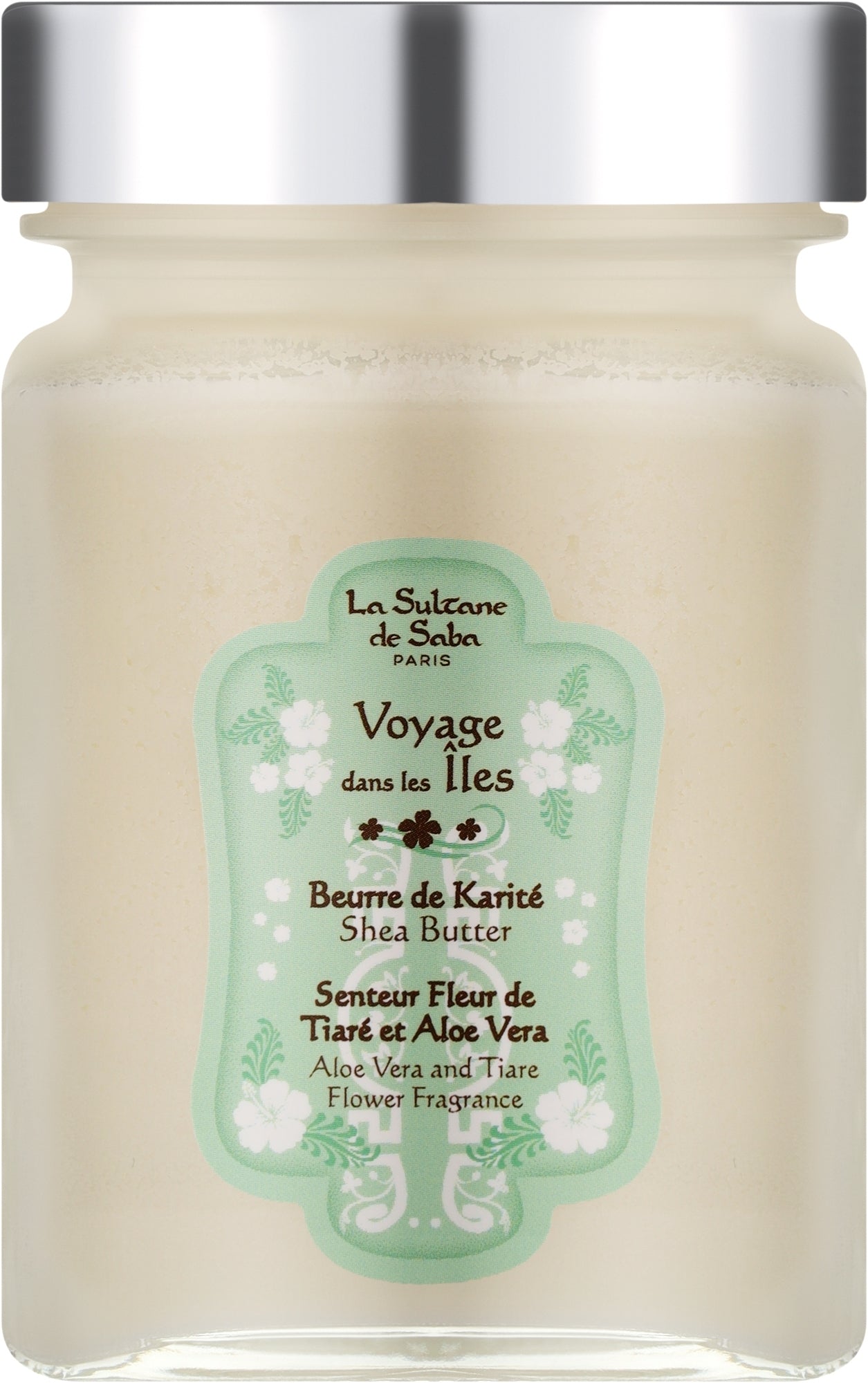 Burro per il corpo con aloe vera La Sultane De Saba Aloe Vera and Tiare Flowers Shea Butter