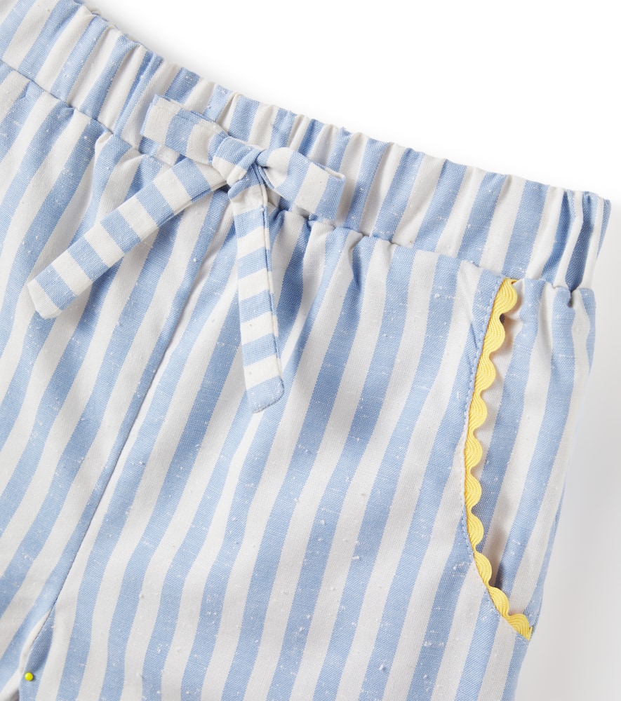 Miranda striped cotton shorts