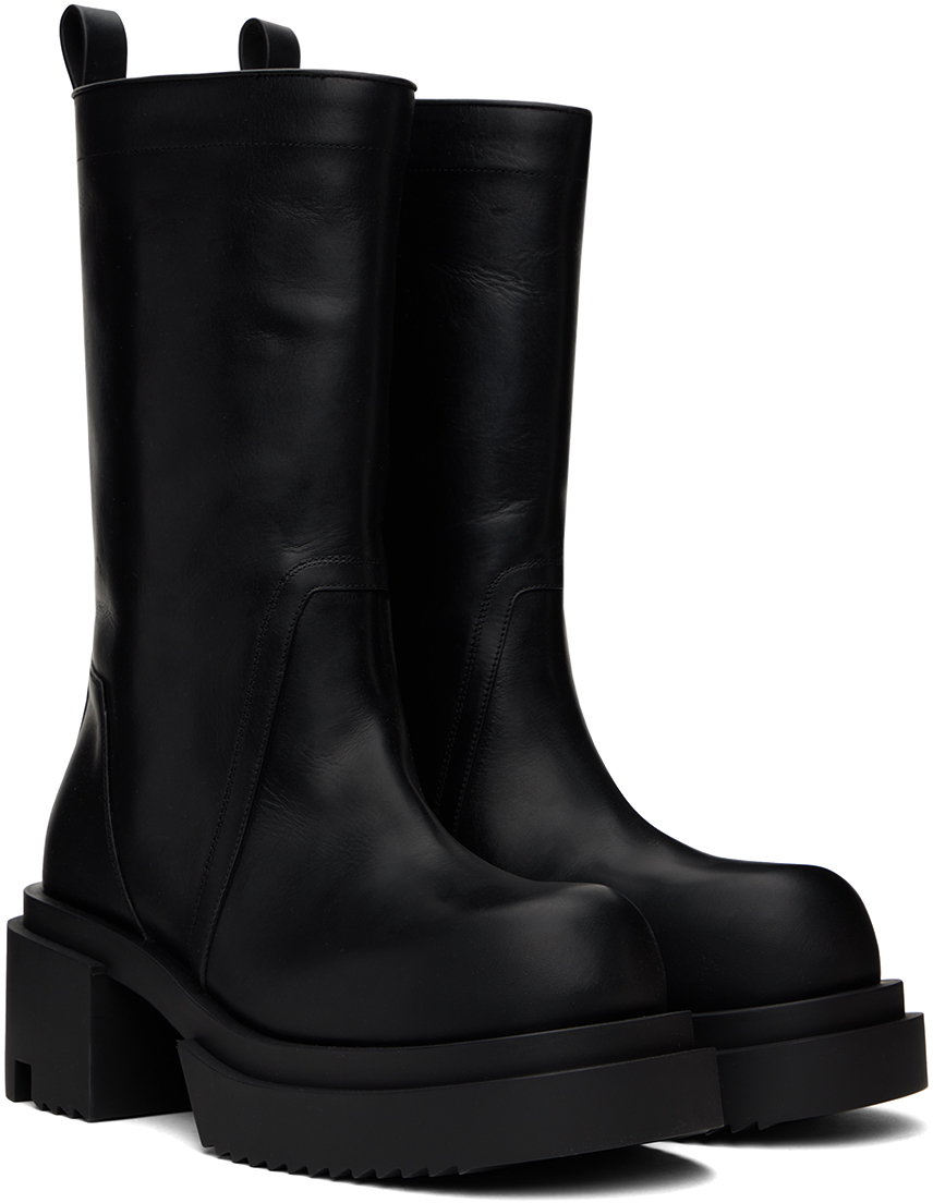 Rick Owens Black Bogun Boots