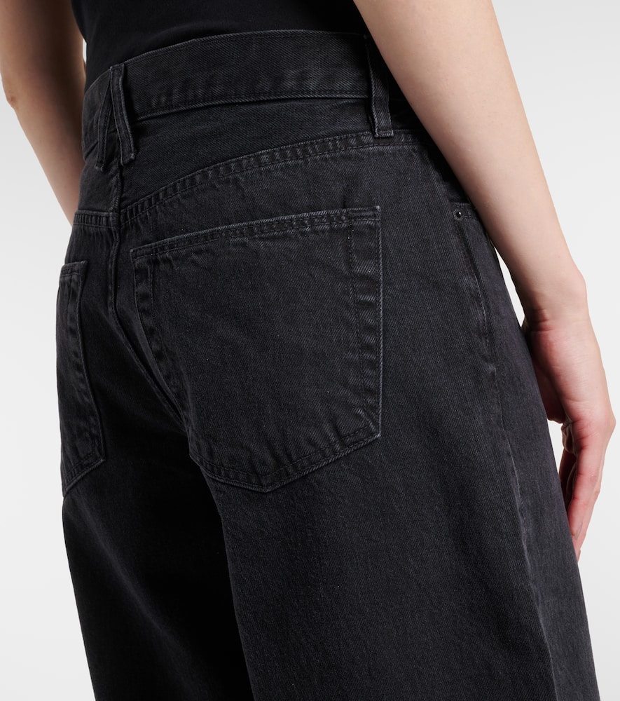 Tess Long high-rise barrel-leg jeans