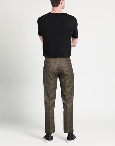 Man Pants Military green Size 35 Wool, Polyester, Viscose, Polyamide, Elastane