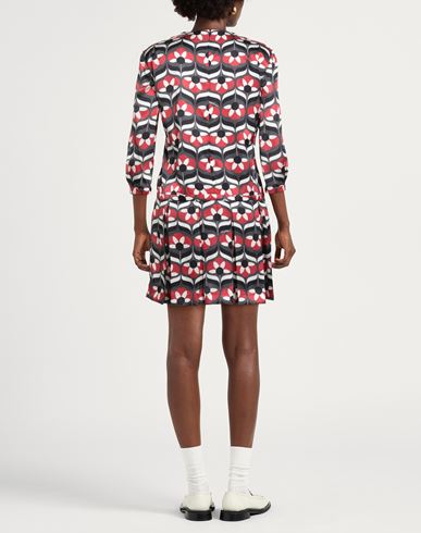 Woman Mini dress Black Size 6 Silk, Viscose