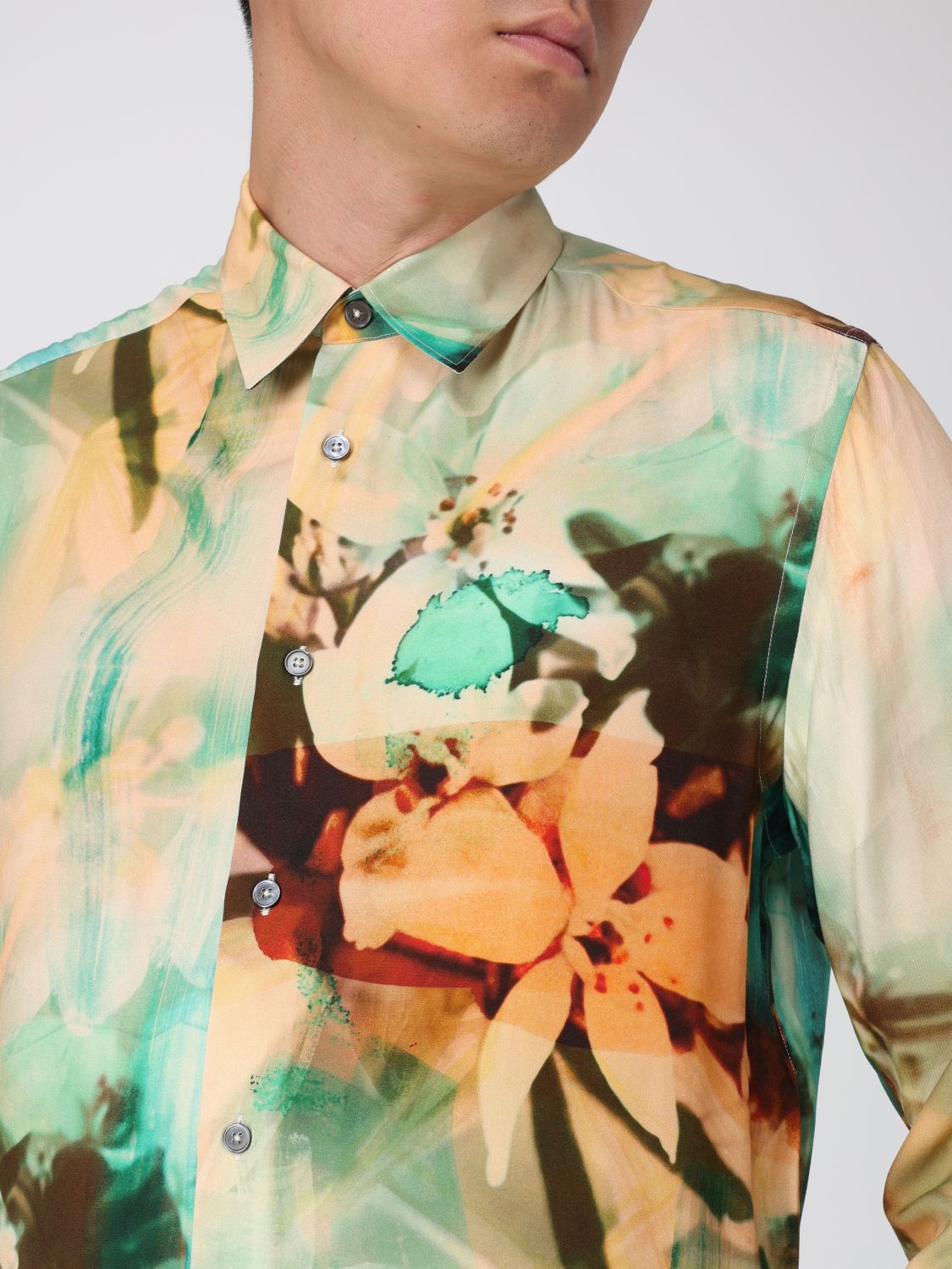 Ps Abstract Floral Print Shirt