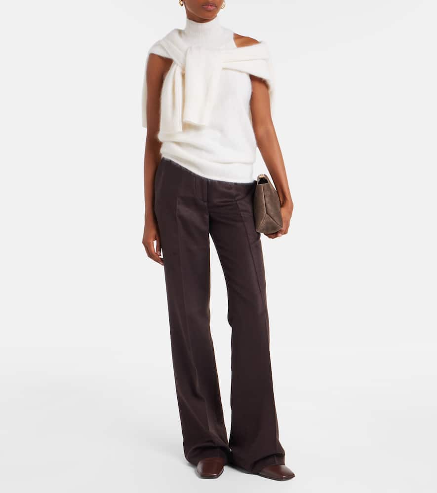 Leya knitted cashmere tank top