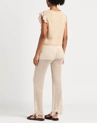 Woman Sweater Beige Size ONESIZE Cotton, Polyacrylic