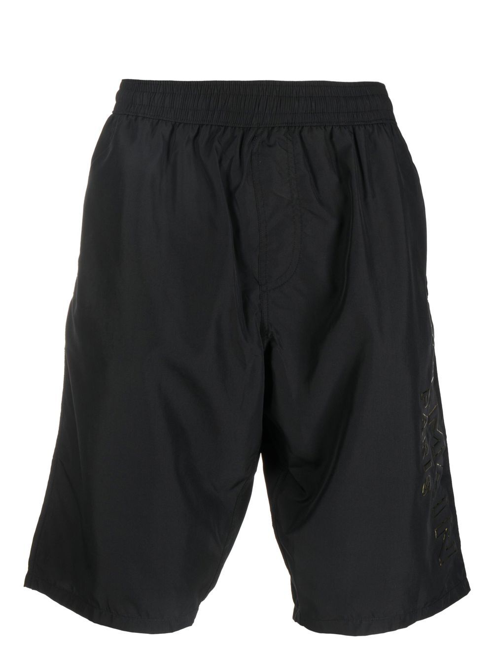 Logo-print swim shorts - Black