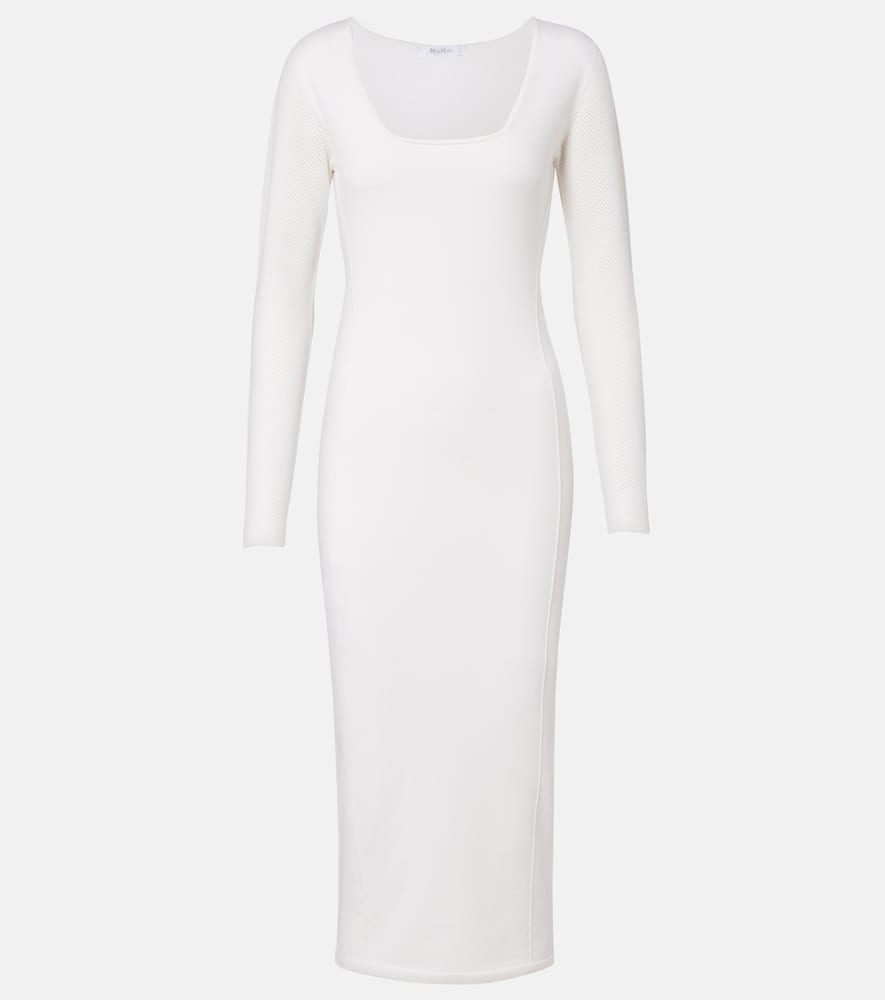 Sophia wool-blend midi dress