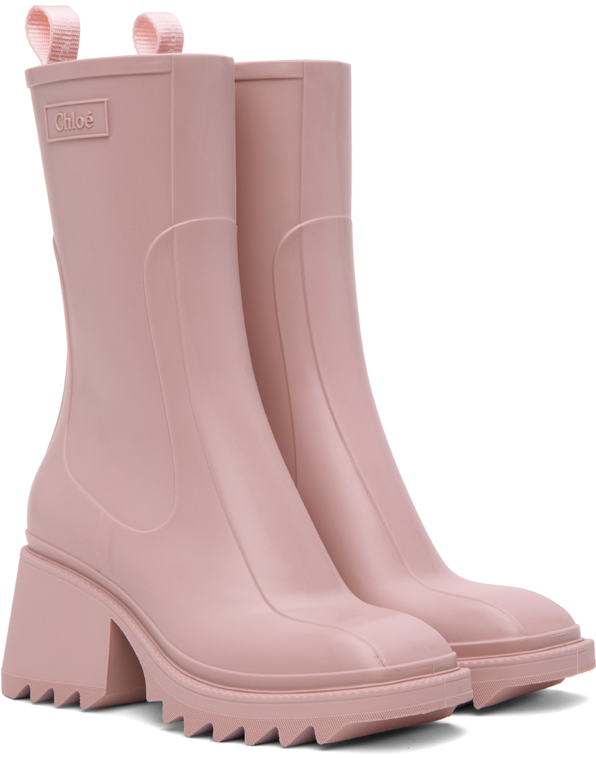 Pink betty boots