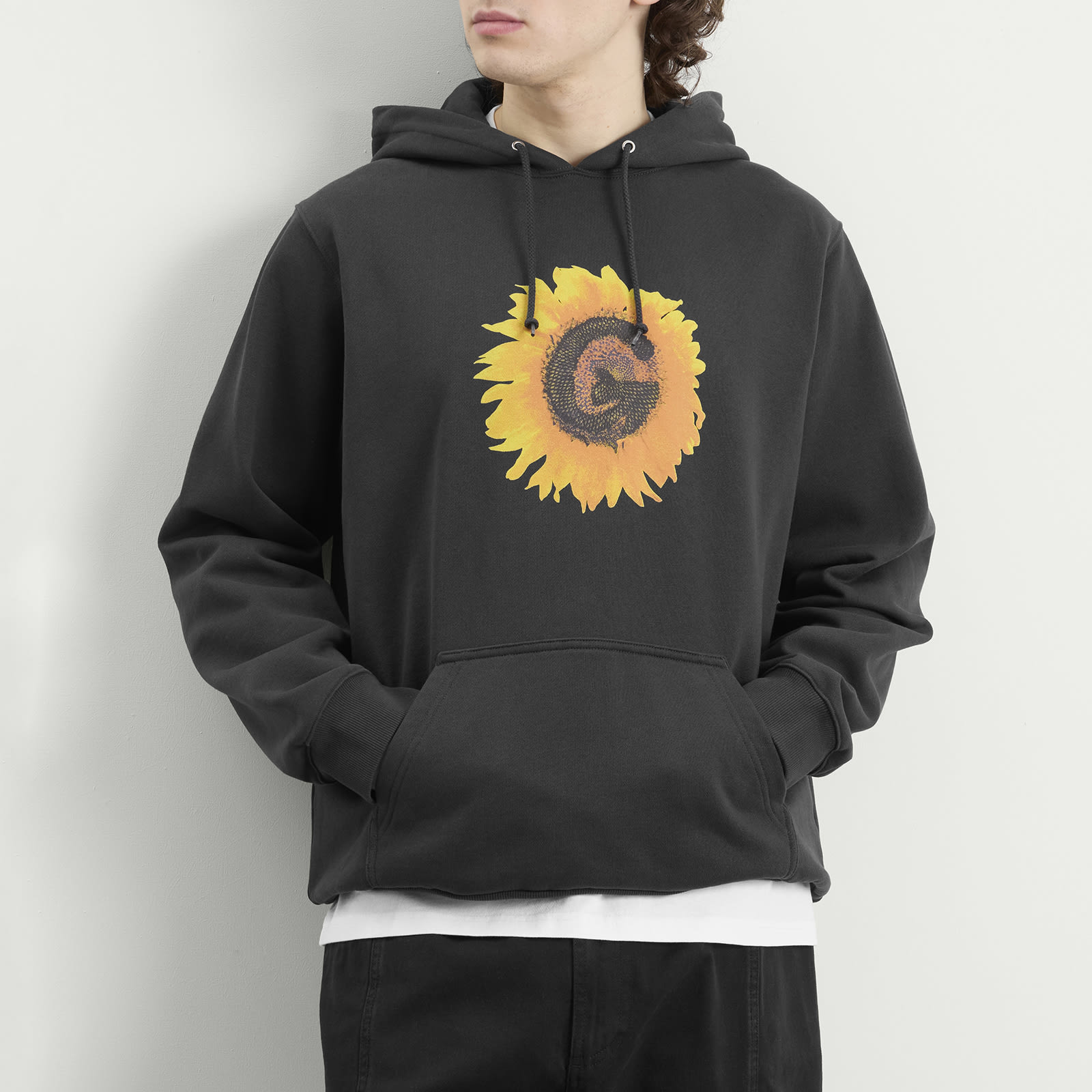 Men's G-Flower Hoodie in Vintage Black