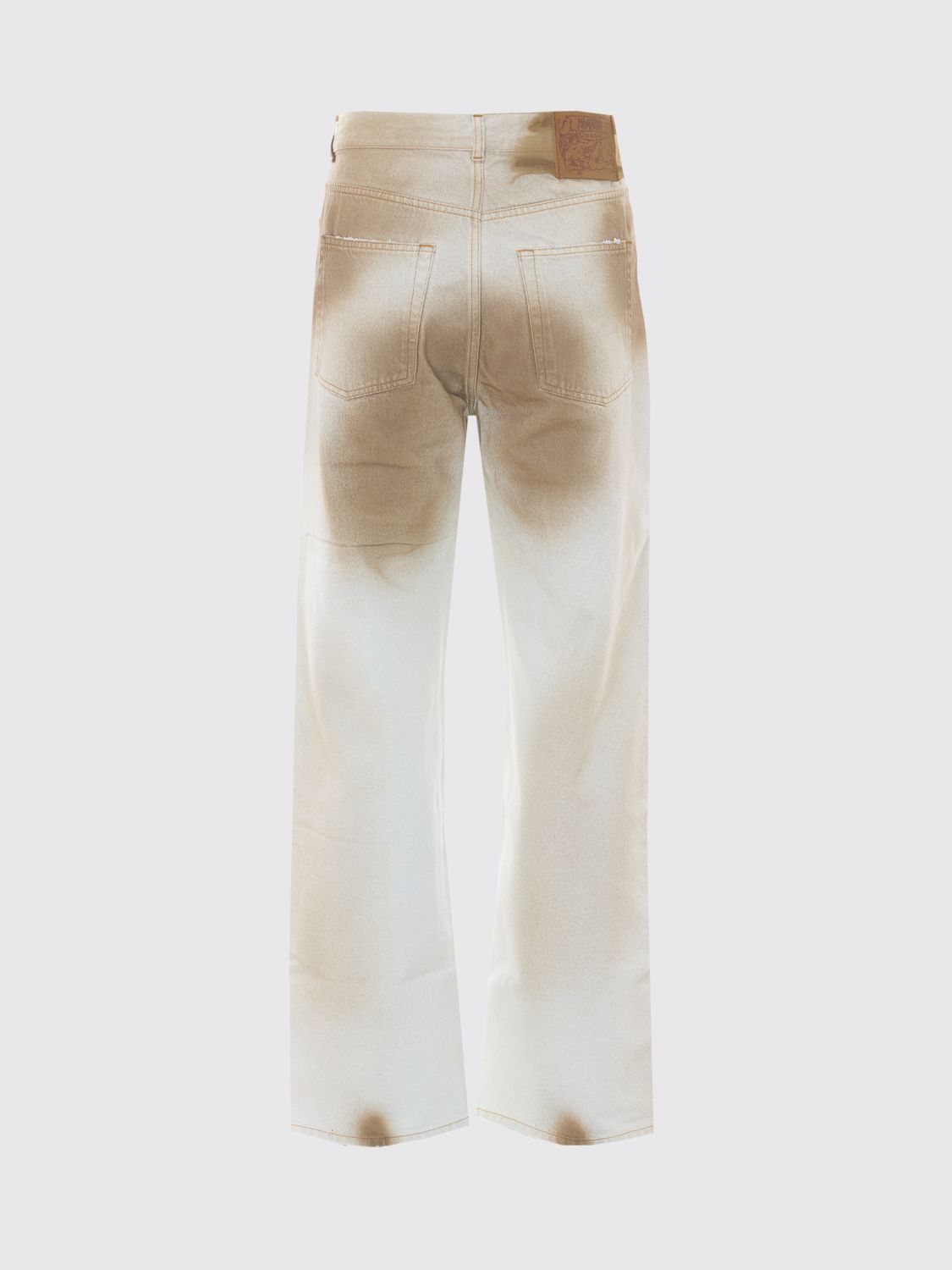 Jeans Men color Beige