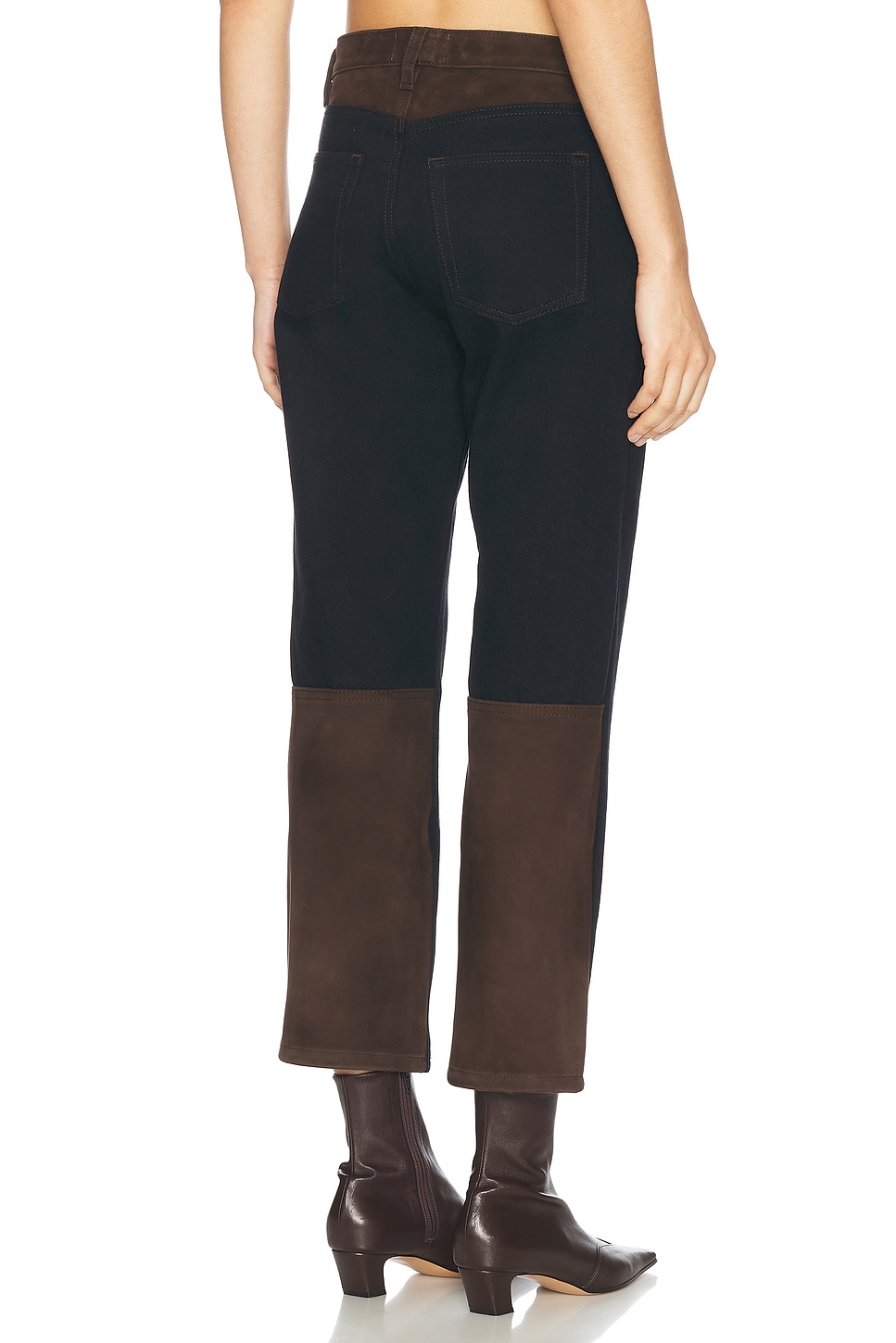 FRAME The Equestrian Straight Jeans in Black. -  29 also in 25