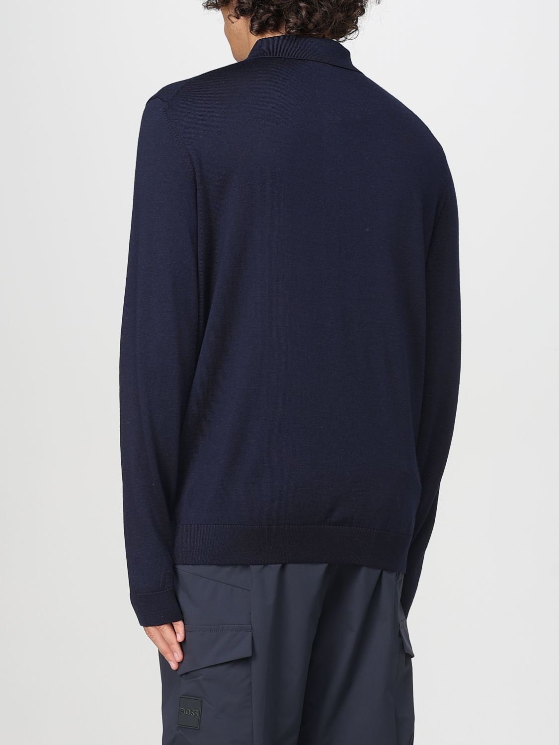Polo Shirt Men color Blue