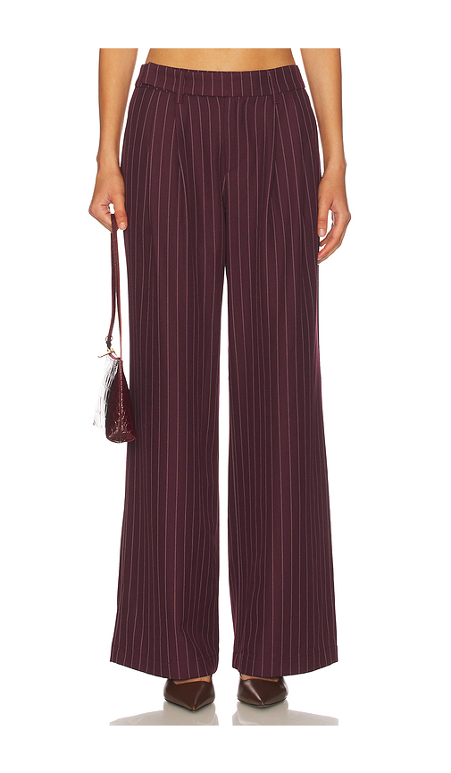 NIA Kara Trouser in Burgundy. - XS also in