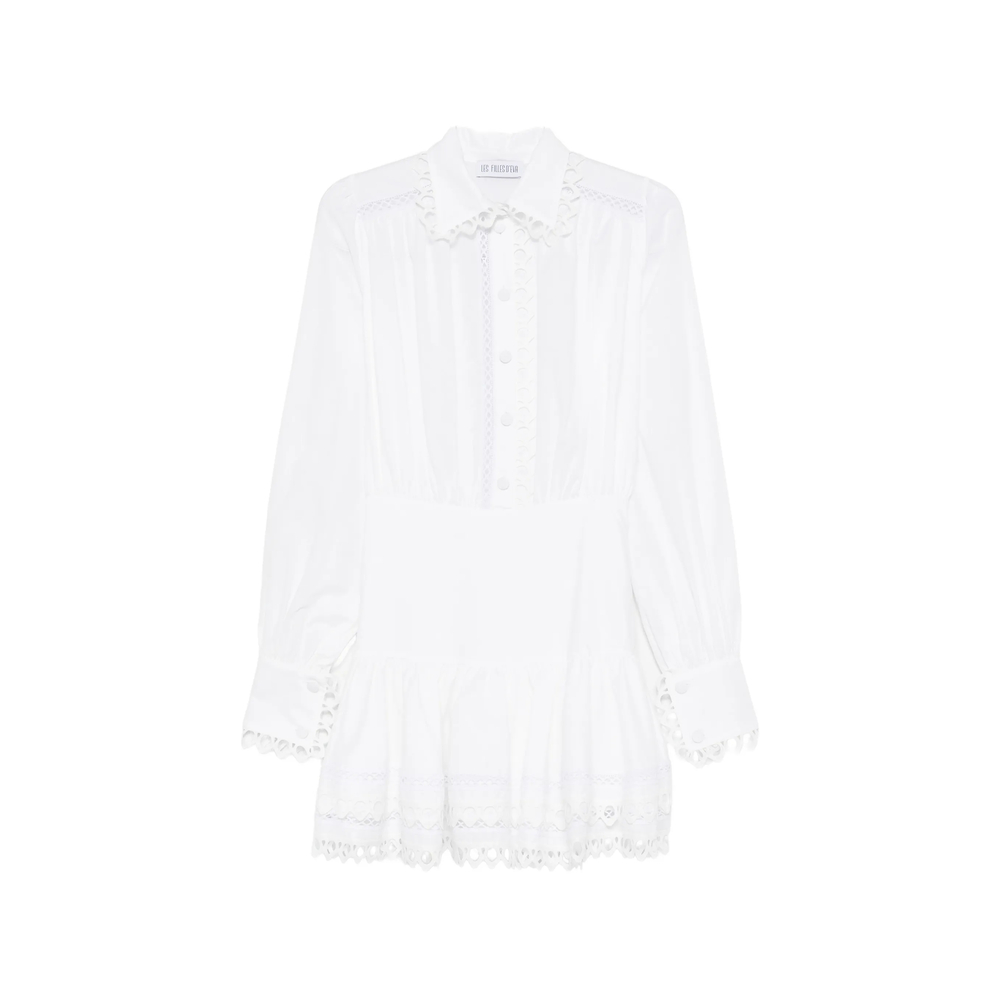 Lace-trim Mini Dress