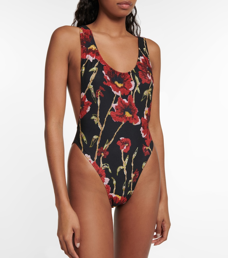 Norma Kamali Marissa floral swimsuit