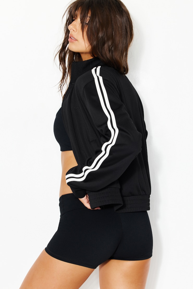 Tricot Track Jacket - Black - Women Clothing