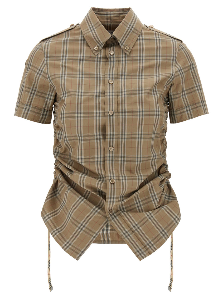 Burberry - Check Shirt Shirt, Blouse Multicolor