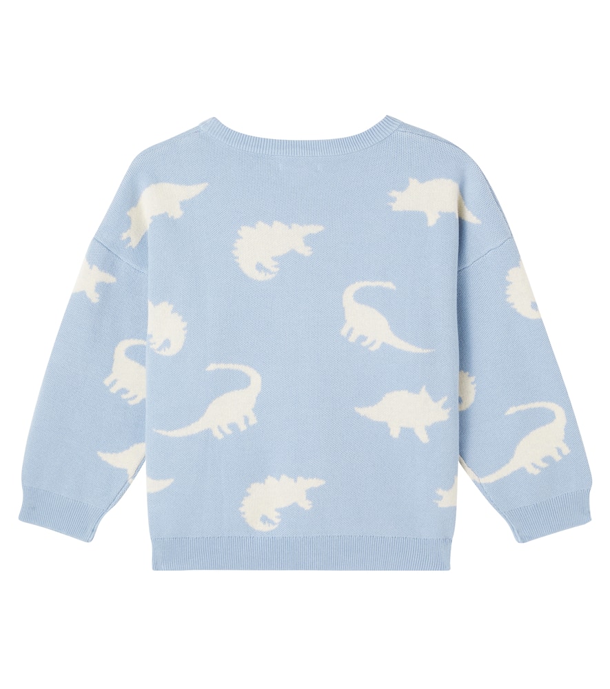 Konges Sløjd Lapis jacquard cotton sweater