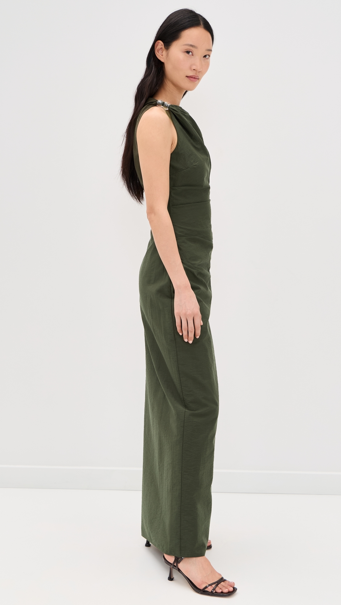 Sorel Maxi Dress Dark Olive