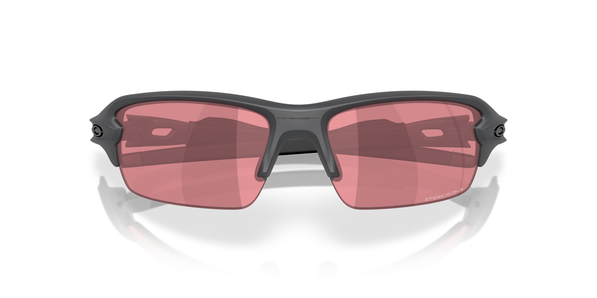 Oakley Unisex Oakley OO9511 FLAK 2.0 S 951108 Sunglasses O_matter Grey Violet Squared Norma