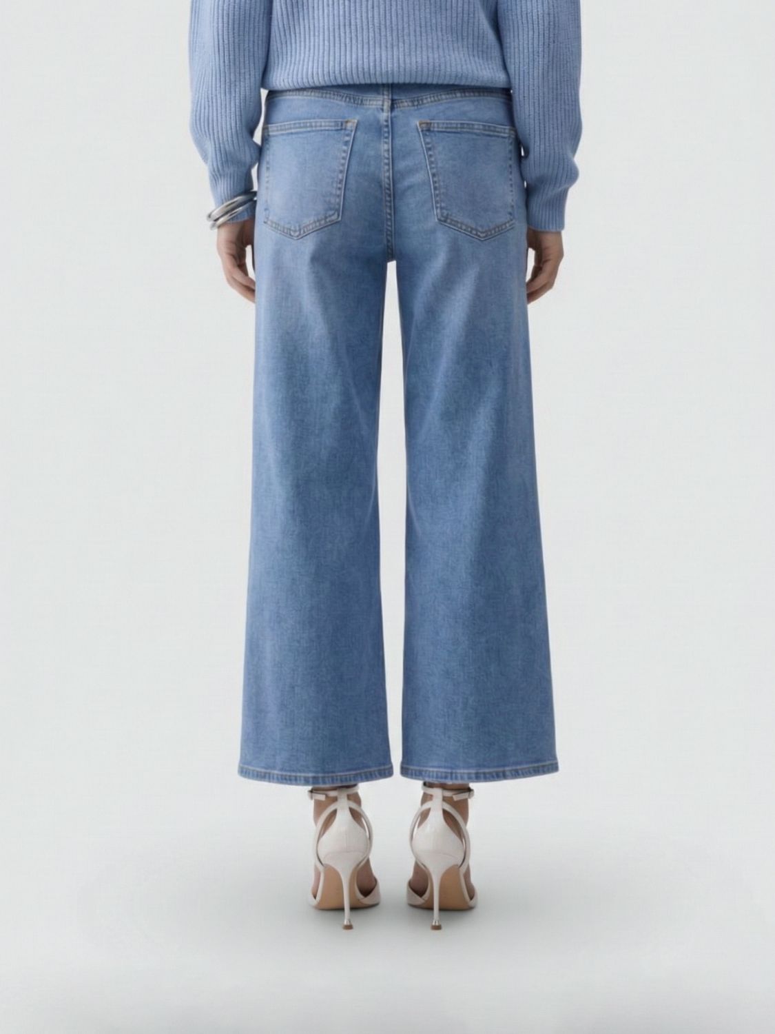 Jeans Woman color Gnawed Blue