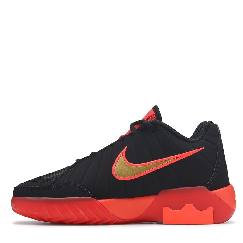 Kids' Lebron Witness Vii Basketball Shoe Big Kid Shoes (Black/Red)