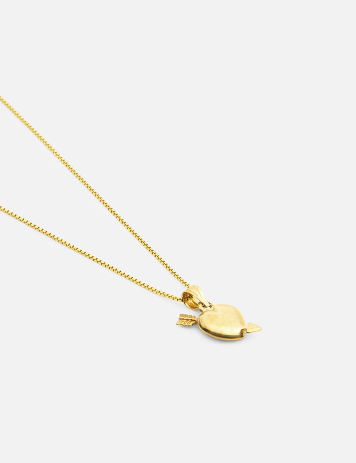 Gold Heart & Arrow Pendant