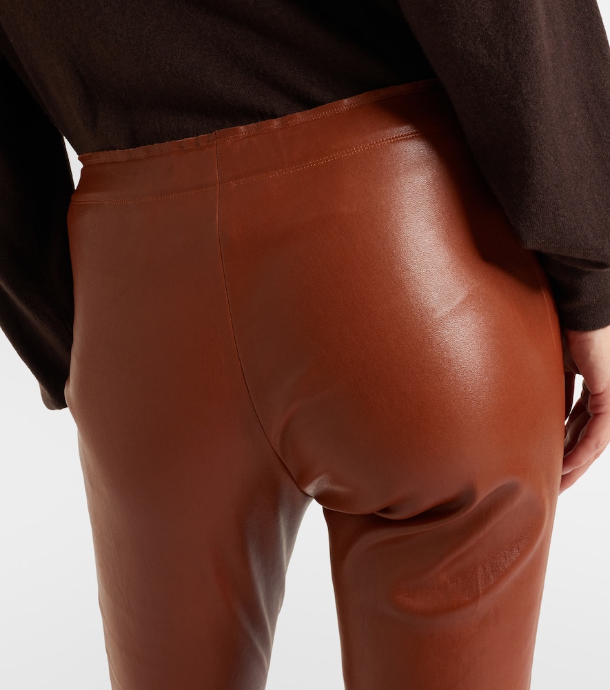 Carolyn leather slim pants