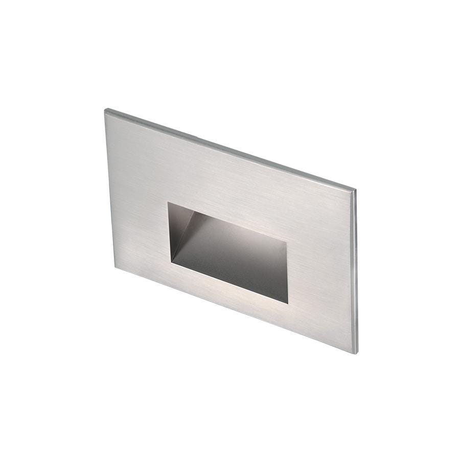 WAC Lighting 1-Light LED 12V LEDme Horizontal Step and Wall Light in Stainless Stee
