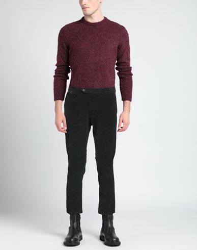 Man Pants Black Size 29 Cotton, Elastane
