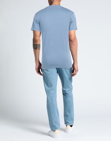 Man T-shirt Pastel blue