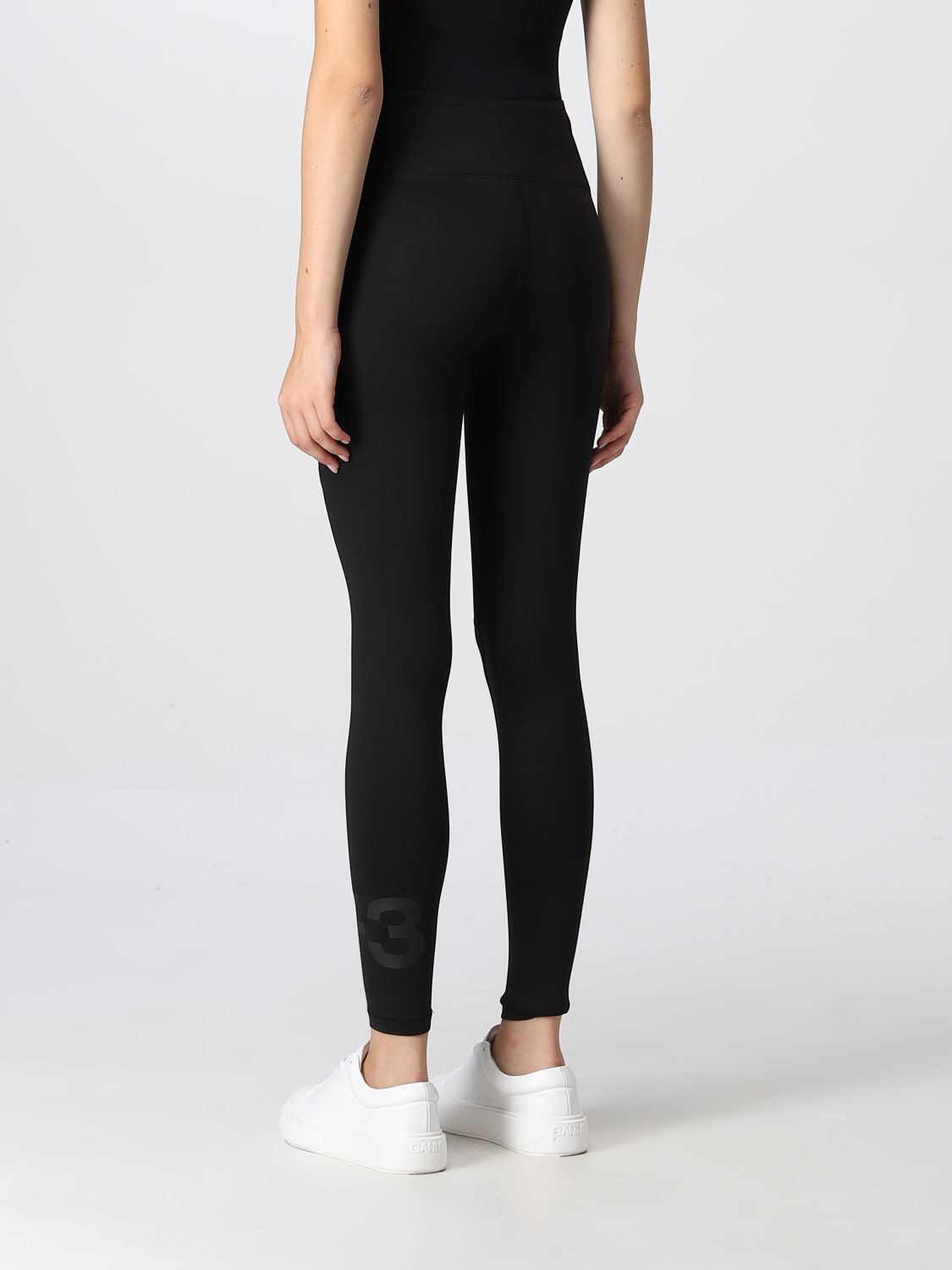 Logo-print high-waisted leggings