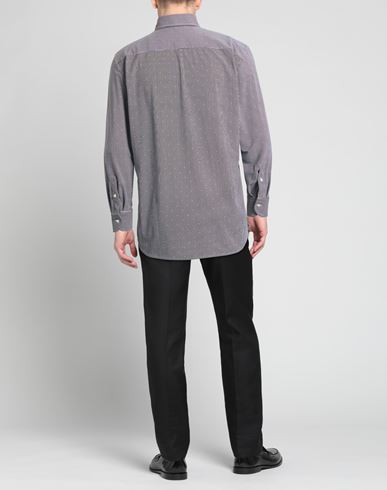 Next Man Shirt Dark brown Size 15 ¾ Polyamide, Elastane
