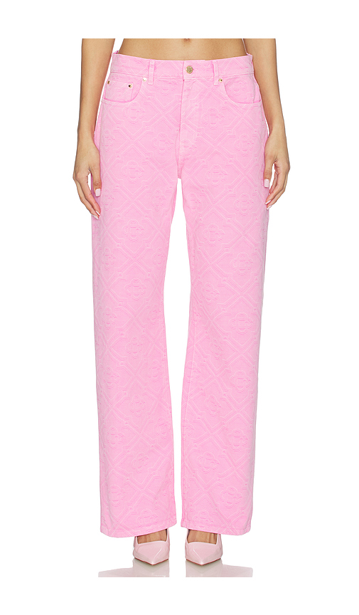 Casablanca Monogram Denim Jean in Pink. 23. Also , 26