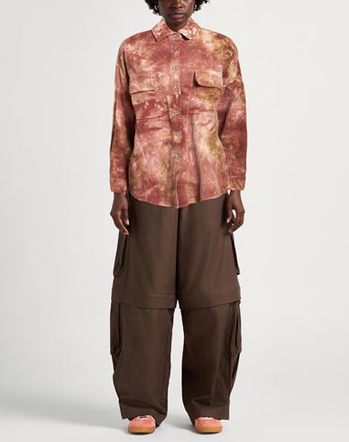 Woman Shirt Brown Size XS Cotton