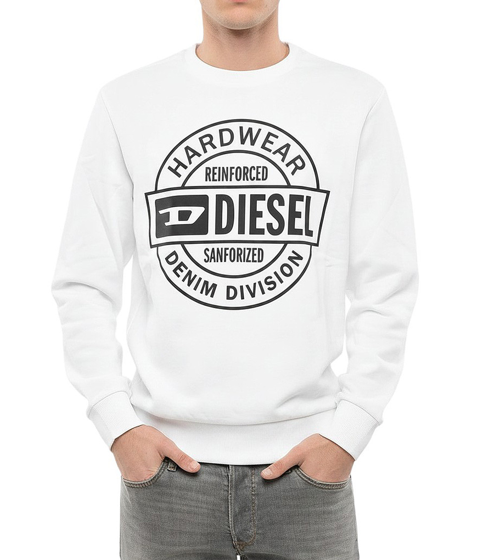 White Crew Neck Sweatshirt