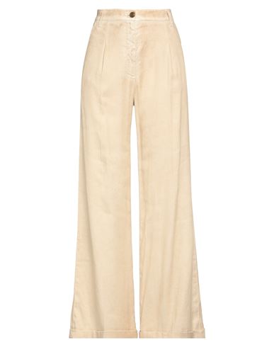 Jacob Cohёn Woman Pants Beige Size 8 Linen, Lyocell, Elastane, Polyester, Cotton