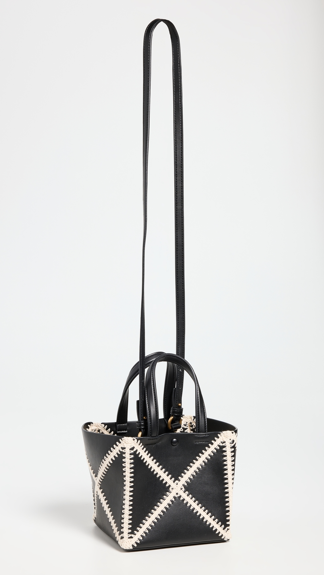 The Origami Mini Bag Black/Cream One Size