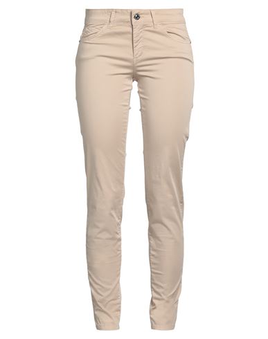 Caractère Woman Pants Beige Size 27 Cotton, Elastane