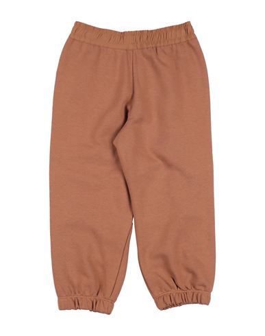 Kid Boy Pants Brown Size 10 Cotton, Polyester, Polyamide