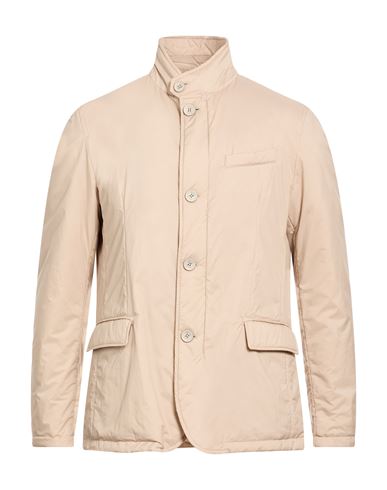 Man Jacket Beige Size 42 Polyamide, Polyurethane