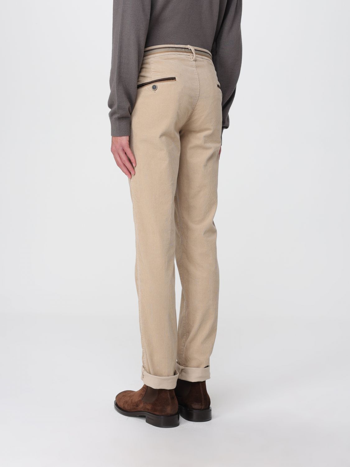 Pants Men color Beige