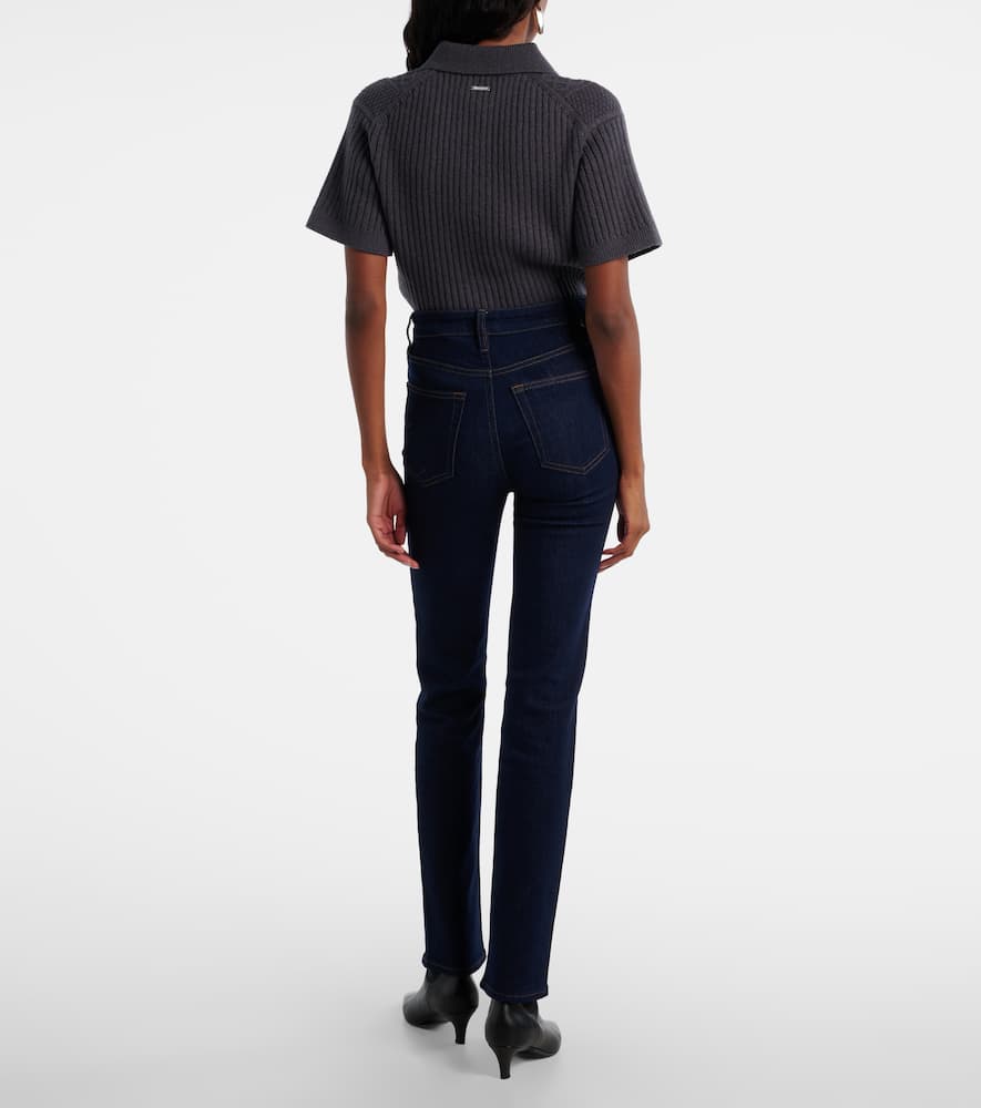 Pencil high-rise slim jeans