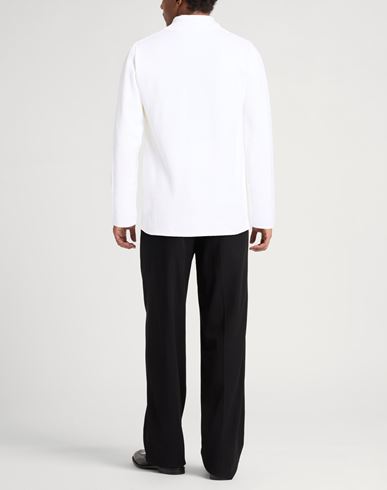 Man Cardigan White Size XL Cotton