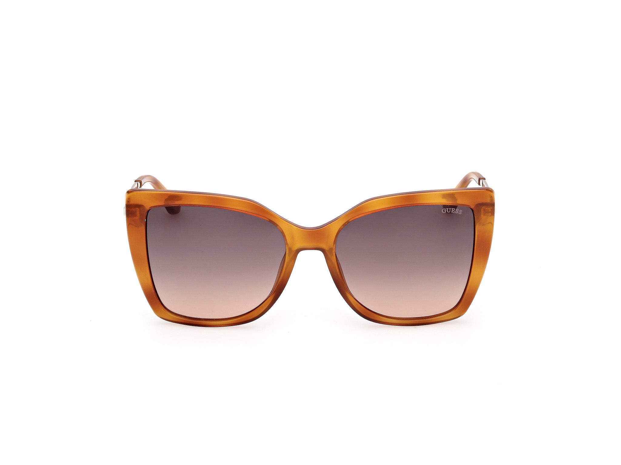 Guess Mujer Guess GU00266 53F Gafas de sol Inyectado la Habana Marrón Cuadrada Norma